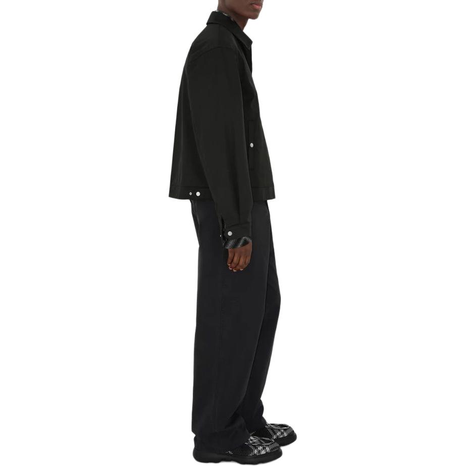 Burberry Mid-Rise Wide-Leg Chino Trousers 80831731