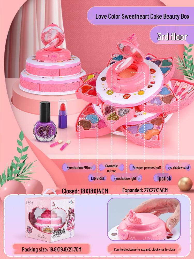 Princess Makeup Toy Set for Girls – Pretend Play Cosmetics and Dress-Up Gift