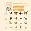 40 Sheets Various Colorful Butterfly Stickers, Dreamy Style Journal Collage, Student DIY Decor Waterproof Stickers