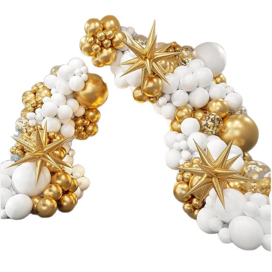 Black Gold Balloon Chain Set Meal Graduation Party Birthday Party Wedding Wedding Event Decoration