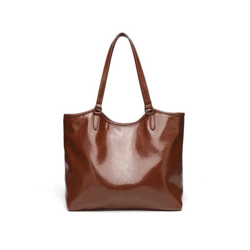 Bag Commuter Big Bag 2025 New Fashion Large Capacity One Shoulder Underarm Bag Textured Soft Surface Portable Tote Bag
