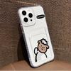 Card Slot Holder Silicone Wallet Pocket Case For Xiaomi Redmi Note 11 12 13 iPhone 17 16 15 Tecno Spark 10C Infinix Note 30 Cover Clear Phone Bumper