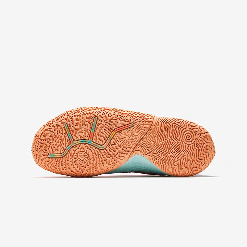 Anta Kids KAI 2 Kyrie 2 Professional Basketball Shoes Kids Basketball Shoes Orange Purple 312531111C-6