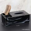 1pc Resin Tissue Box Living Room Desktop Decor Coffee Table Tissue Storage Box Bathroom Decoration Accessories Toilet Utensils