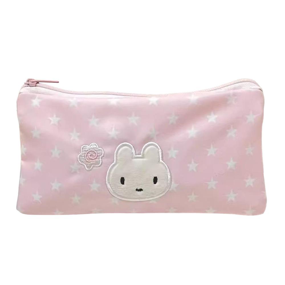 

Дизайн на блискавці Рожева сумка для ручок Сумка для зберігання канцелярського приладдя Новий пенал Подарунок Pink Star Rabbit