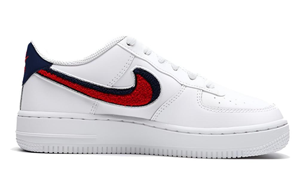 Nike Air Force 1 Low 3D Chenille Swoosh USA GS AO3620-101