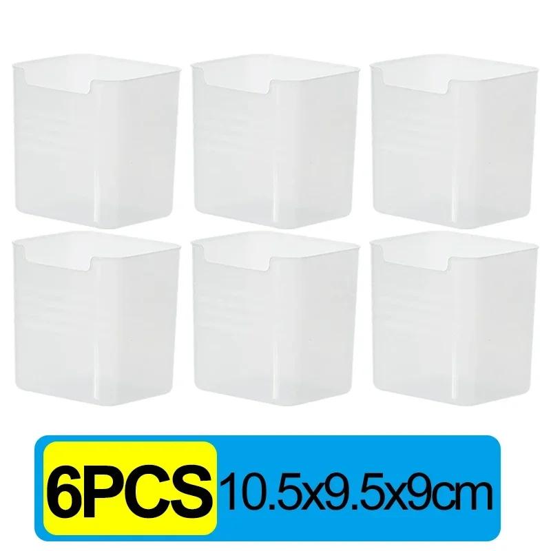 10/1pcs Clear Refrigerator Storage Box Kitchen Fresh-keeping Boxes for Vegetable Fruits Fridge Side Door Containers Organizer