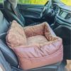 Przenosne wodoodporne siedzisko samochodowe i legowisko dla psa - Podwójne zastosowanie, zmywalna poduszka dla zwierząt na podróż, bezpieczeństwo