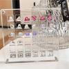 Custodia Espositore Magnetica in Acrilico Trasparente con 36 Scomparti Organizer Trasparente per Conchiglie Stelle Marine Gioielli Bigiotteria Esposizione per Creazione Gioielli