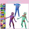 Colorful Roblox Rainbow Friends Cosplay Costume Jumpsuit For Kids And Adults