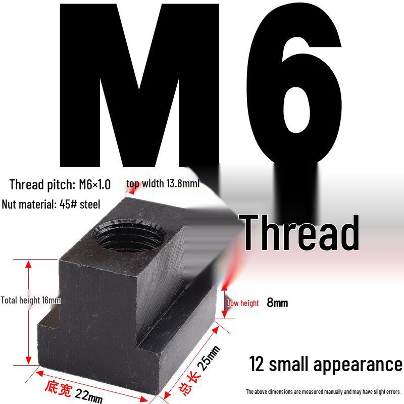 Kangfei 45# Steel T-Nut for M6-M20 Bolts