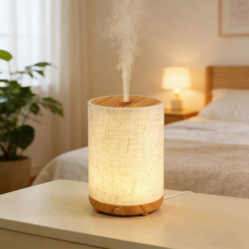 USB Wood Grain Ultrasonic Aroma Diffuser & Humidifier
