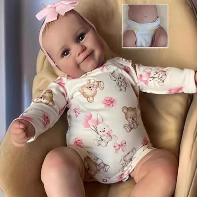 50/60 cm Maddie Reborn bébé jouet poupée réaliste corps en tissu ou corps entièrement en silicone poupées de simulation mignon potelé régénéré bébé poupées enfant coucher jouer jouet