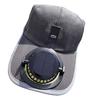 Solar Powered Cooling Hat Adjustable USB Rechargeable Fan Breathable Fabric For Outdoor Hiking Beach