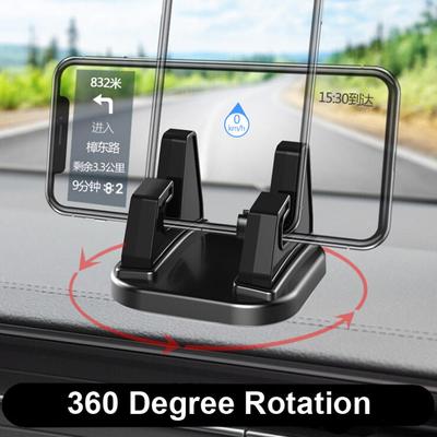 Supporto per telefono per auto Supporto girevole per scrivania Cruscotto Attaccatura Supporto per telefono cellulare Staffa di montaggio Supporto GPS per iPhone Samsung Xiaomi Accessori auto