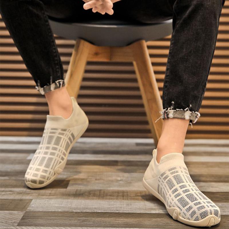 Men's Shoes High Quality Casual Shoes Men Slip-On Sneakers Man Shoes Running Shoes Breathable Tenis Shoes Summer