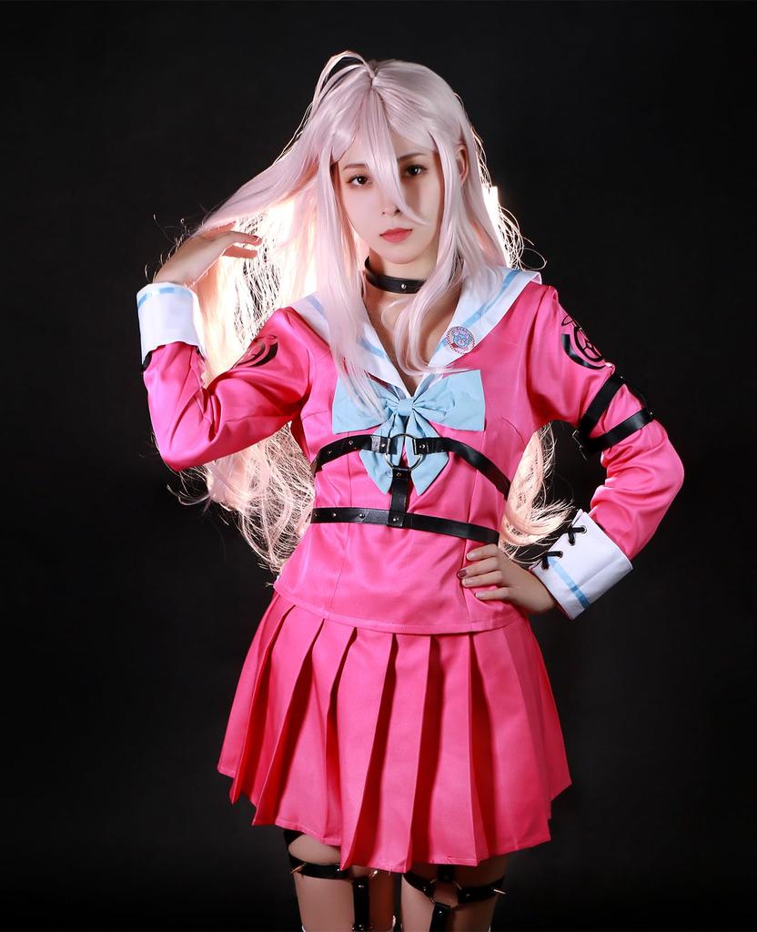 [CR ROLECOS] Miu Iruma Cosplay Costume, Uniform, COSPLAY (Miu Iruma, XL)