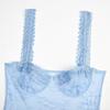 Erotische Dessous Damen-Body, sexy Spitzen-Blumen-Body mit bequemer Passform