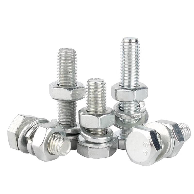 GUWANJI Galvanized Hex Head Bolt & Fastener Combo Set
