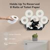 Wall Mounted Towel Holder with Large Capacity - Decorative Wrought Tissue Dispenser for Kitchen and Bathroom