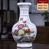 Modern Minimalist Ceramic Vase for Dried Flowers - Porcelain Ornament for Living Room Decor