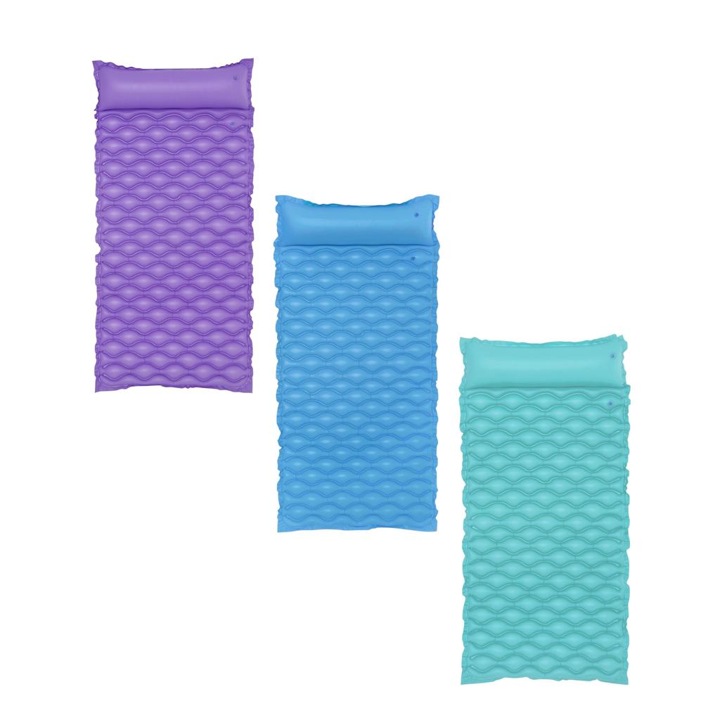 Bestway Rangs 155 X 77cm Floating for the Sea or Pool Roll-Up Mat, Blue, (44020)
