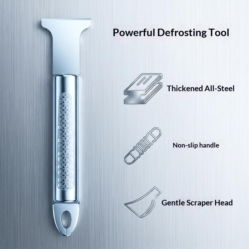 Stainless Steel Freezer Deicers Refrigerator Deicers Ice Scraper Defrost Cleaning Shovel Household Cleaning Gadget Removal Scoop