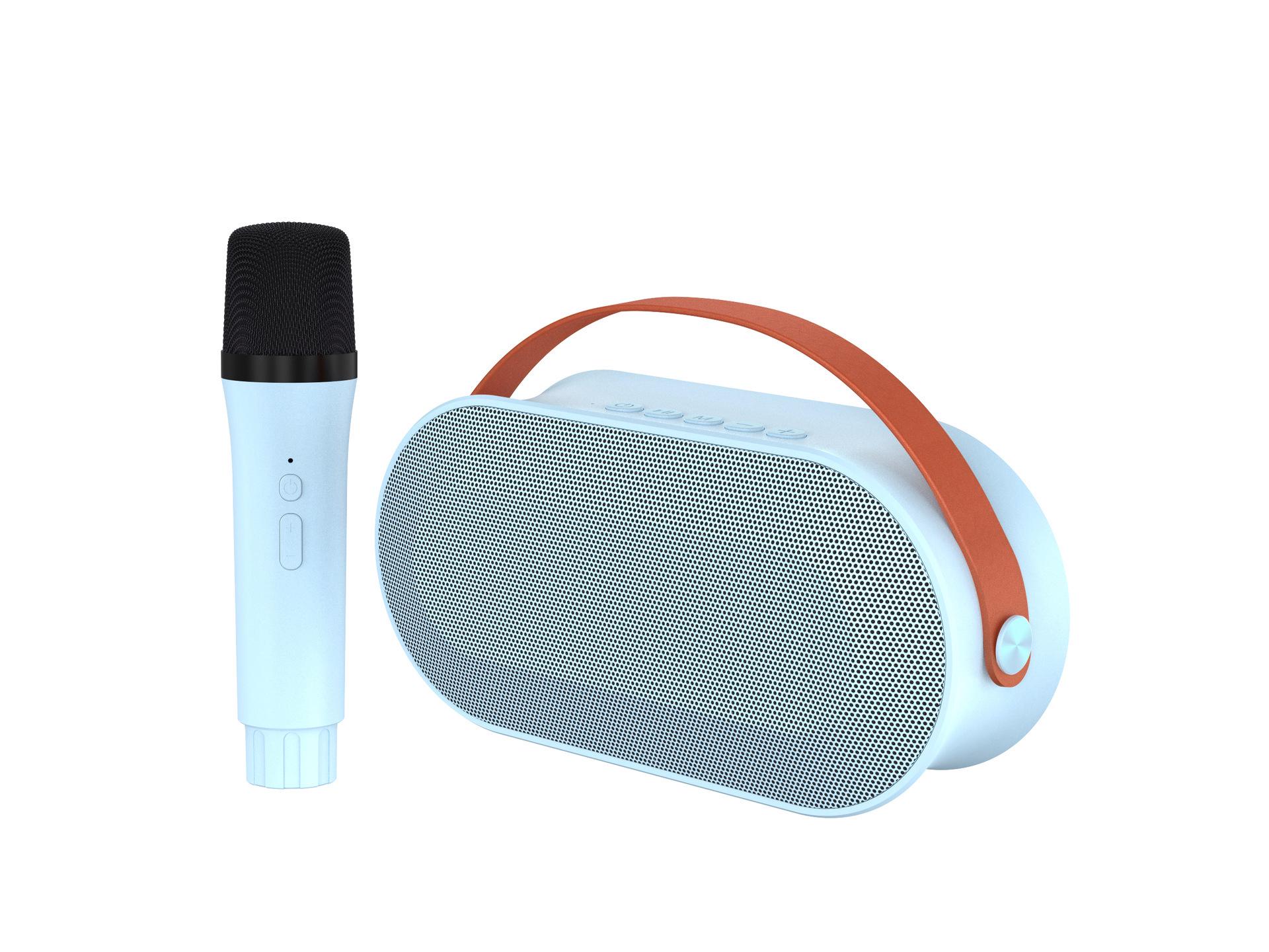 

Беспроводная Bluetooth-колонка и микрофон Le Bo P6 «Все в одном» Домашний KTV-набор