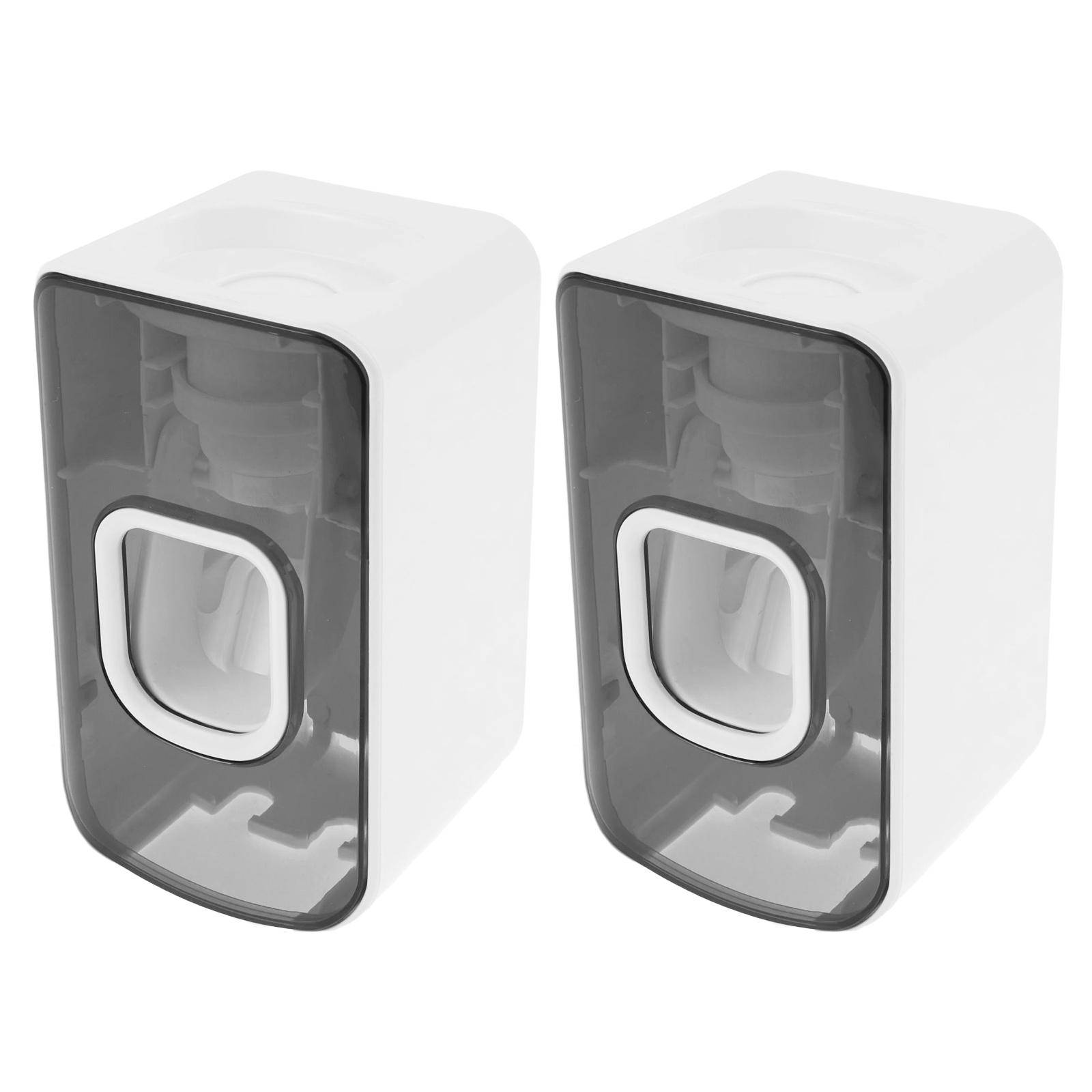 

2 шт. автоматический дозатор зубной пасты настенный держатель зубной щетки набор без дырокола товары для ванной комнаты стойка для организации зубных щеток