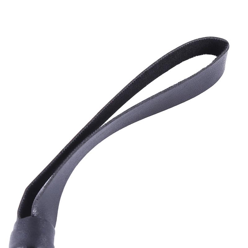 Faux Leather Pimp Whip Racing Riding Party Flogger Queen Black Riding Whip