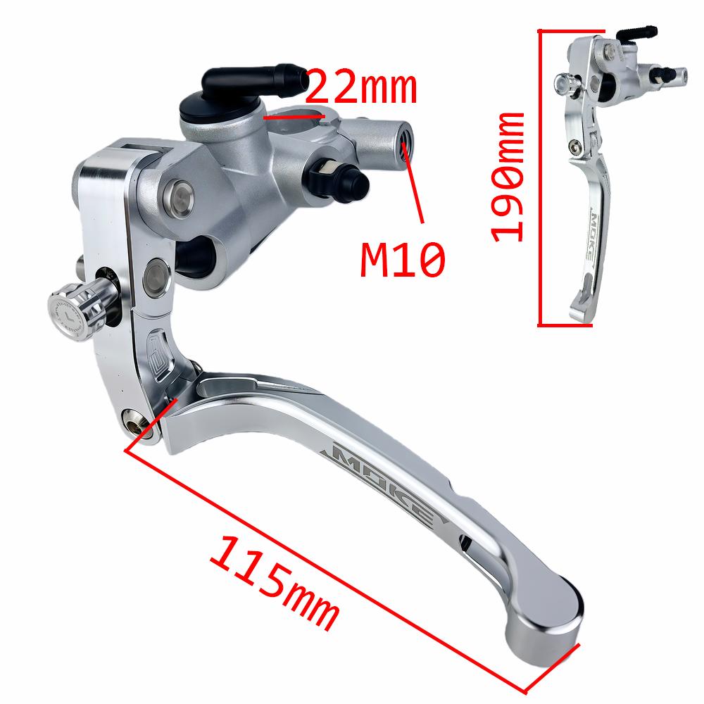 15mm Piston Motorcycle Foldable Clutch Brake Lever Anti-Drop CNC Aluminum  Adjustable Universal Modification Accessories Upgrade