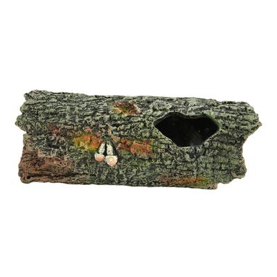 Aquarium Baumstamm Ornament Simulation Künstliche Aquarium Höhle Hohler Baumstamm für Fische Schildkröten Reptilien