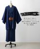 Denim Haori Japanese Solid with Pockets and Haori Outerwear Indigo [SWINGPLUS] Men's Jacket, Style, Denim, Cord, 100% Cotton, Jacket/Coat (JP,