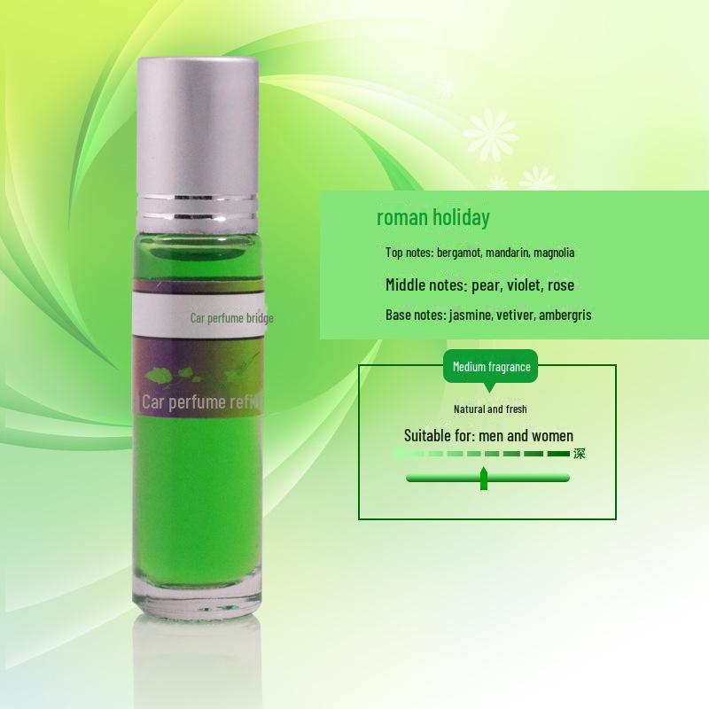 Car Aromatherapy Ornaments with Essential Oil Refill, 10ml, Multi-Fragrance