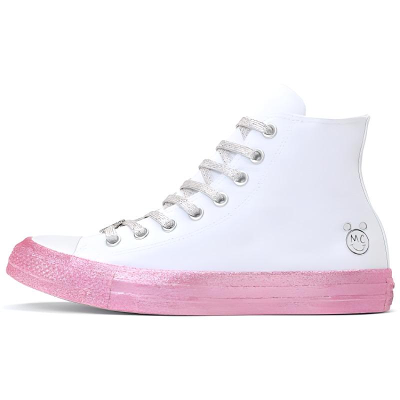 Men's Sneakers Converse Chuck Taylor All Star High Miley Cyrus White Pink