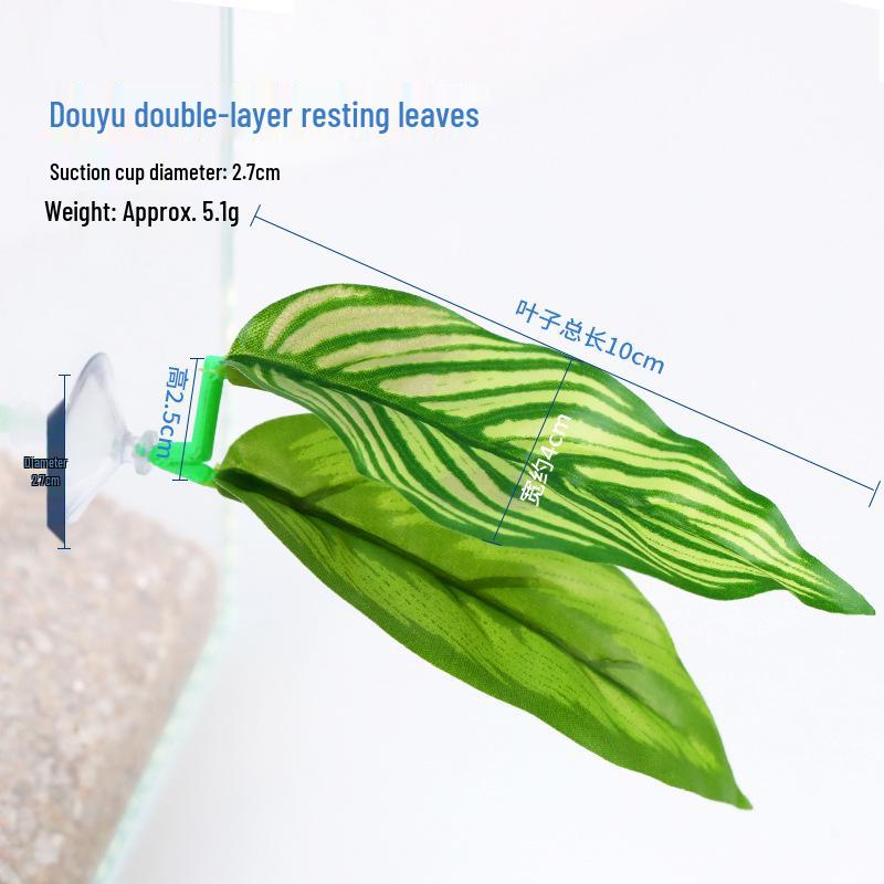 Lotus Leaf Resting Bed for Fish Tanks - Simulated Aquatic Plant Decor