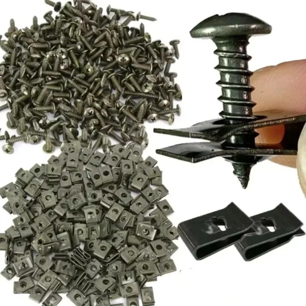Anti-rust Car Metal Screw Fastener Self-Tapping Screws Trim Panel Fastener  Car Auto Parts