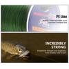 Smaller Diameter Braided Line 8lb-35lb Fast Water Cutting Fishing Line 4 Strands Braided Fishing Line Abrasion Resistant