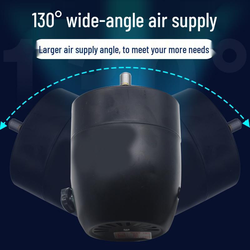 650W High-Power Motor for Industrial Horn Fan: Floor/Wall Mount, Universal Accessories
