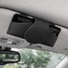 Eyeglass Case Car Sunglasses Holder PU Leather Sun Visor Storage Box Car Glasses Case Automobile