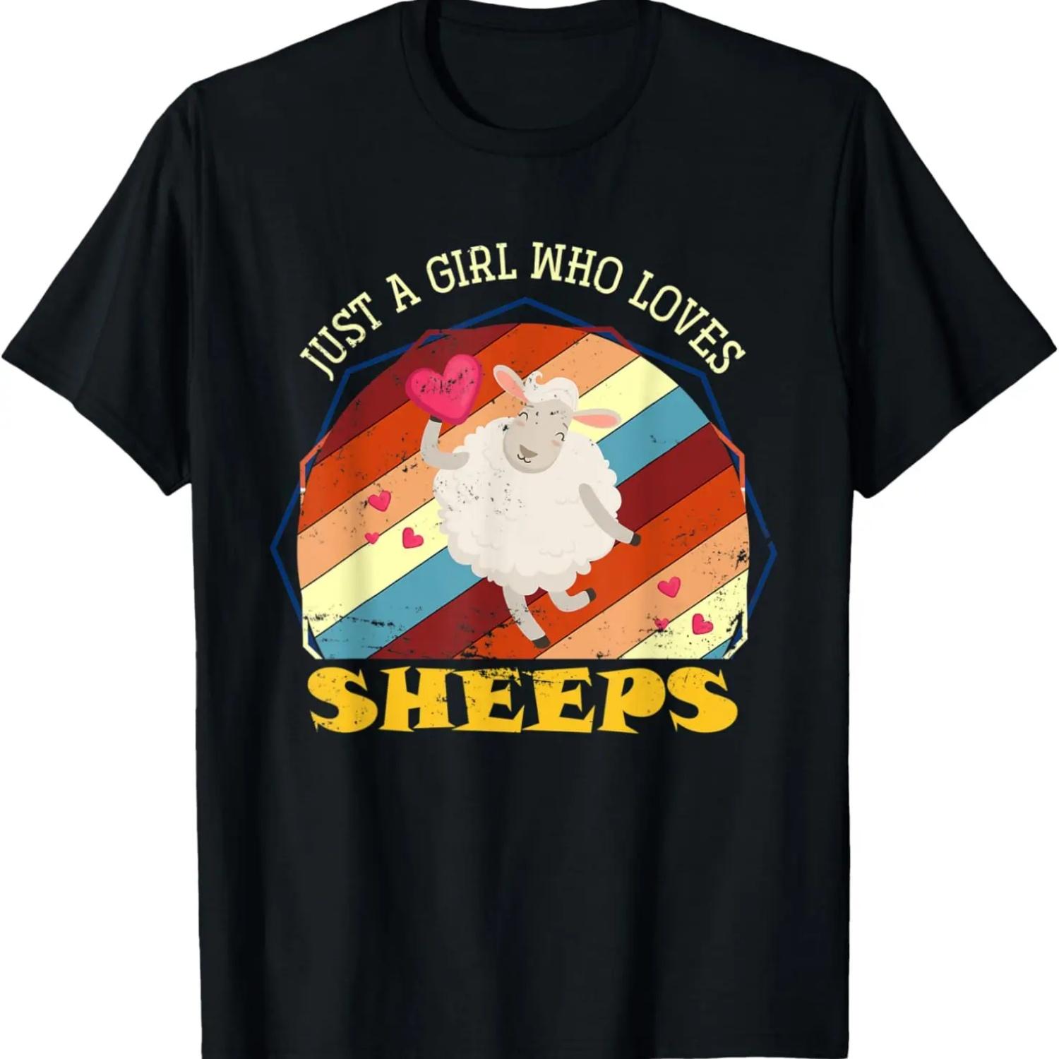 Sheep Farm Animal Lover Girl Women Gift Sheep T-Shirt S чёрный