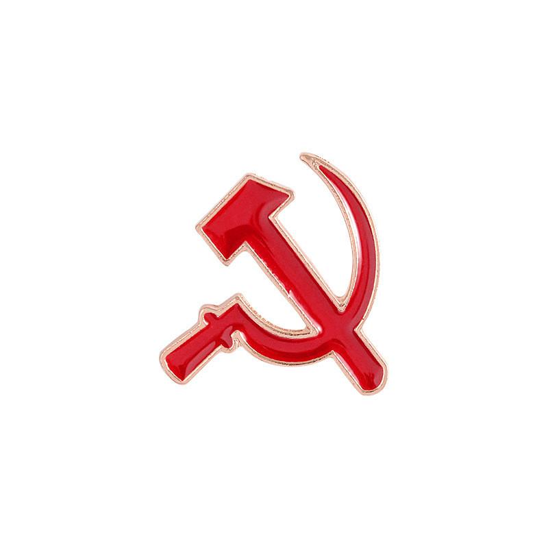 Star Unique Fivepointed Scythe Pin Made From Durable Alloy With Vibrant Enamel Finish