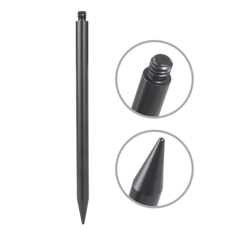 Lightweight Aluminum Tripod Base 1/4in Connecting Rod for Carbon Fiber Extension Rod Outdoor Plug-In Bracket