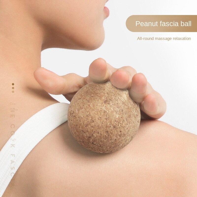 Cork Massage Ball  2.5 Inch for Yoga, Fascia Release, Trigger Point Therapy, Muscle Pain and Tension, Aid Therapeutic Recovery.