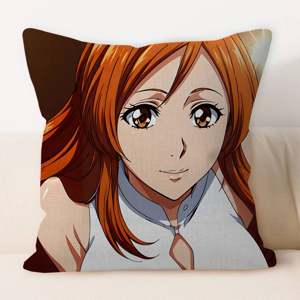 

Inoue Orihime Pillowcase Toon Gift Cushion Cover Bedroom Home Sofa Chair Seat Decor Pillow Case 12x12Inch