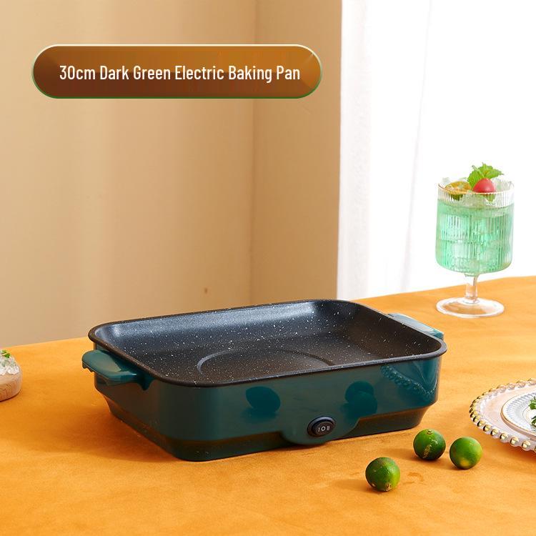 Multifunctional Electric Grill: BBQ, Griddle, Shabu-Shabu, & Fish Roaster