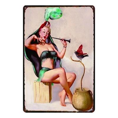 UFO I Want To Believe Tin Signs Metal Plate Garage Wall Pub Restaurant Home Art Decor Vintage Iron Poster Cuadros DU-1221