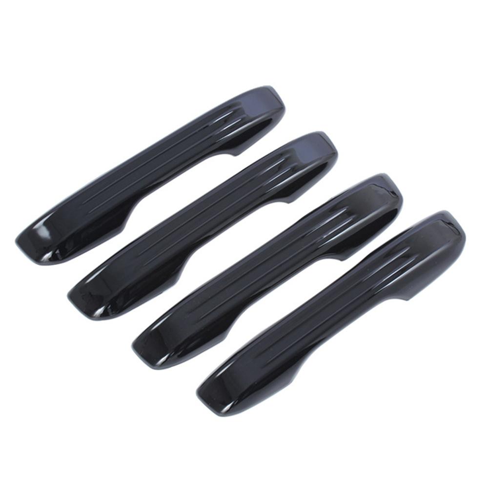 4Pcs Gloss Black Smart Door Handle Cover Trim Set For Honda Civic 11th 2022-2023