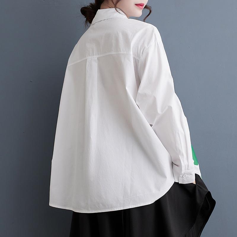 Camisas y blusas de manga larga para blusa, tops informales sueltos para primavera y otoño, camisa con botones para mujer