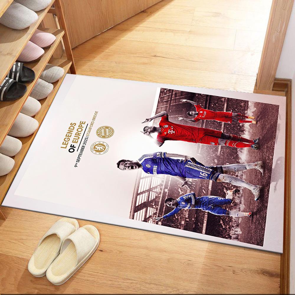 Bayern Munich Floor Rug Office Rug Suitable for Bedrooms Balcony Kitchen Hallway Anti-slip Rug Decorate Offices Gift for Festivals